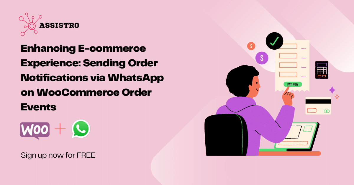 send WhatsApp mesage on order updates Woocommerce